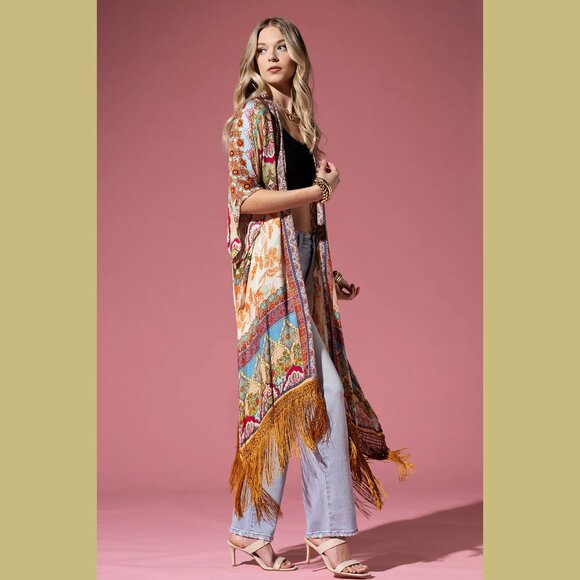 Damask Dream Kimono - Picture 5 of 6